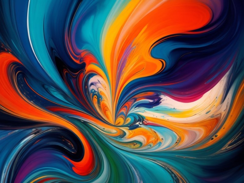 The Essence of Abstract Art Inspiration - A colorful representation of Abstract Art - Abstract Art Caffeine